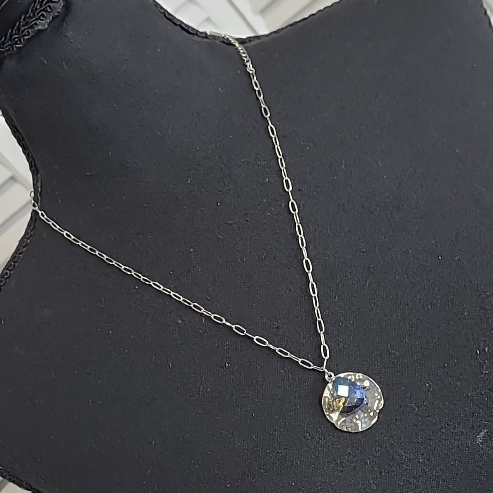 Elsie & Zoey silver Fashion adjustable pendant necklace